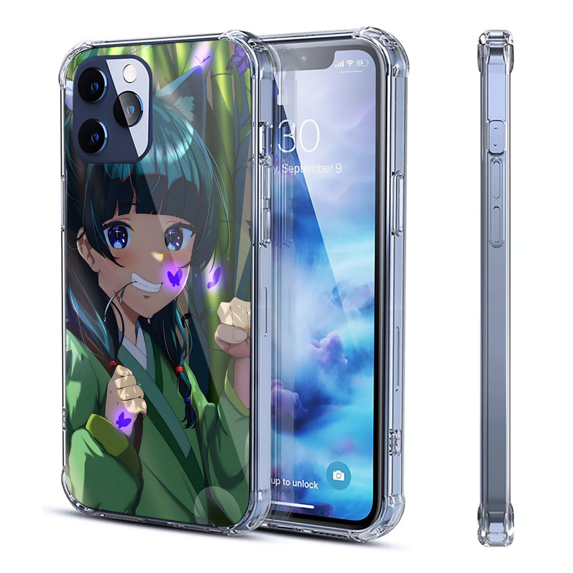 （画像用） 薬屋のひとりごと The Apothecary Diaries 【iPhone 12シリーズ対応】透明スマホケース（クリアソフトケース）
